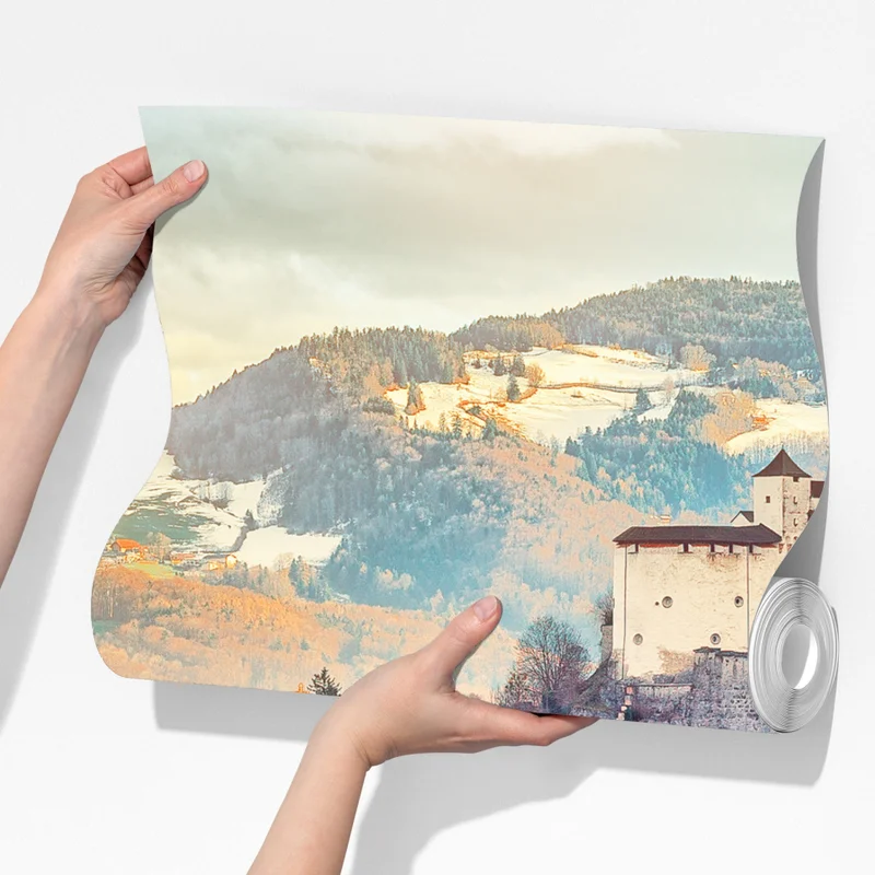 Fototapeta zachód słońca nad Salzburgiem Fototapeta zachód słońca nad Salzburgiem