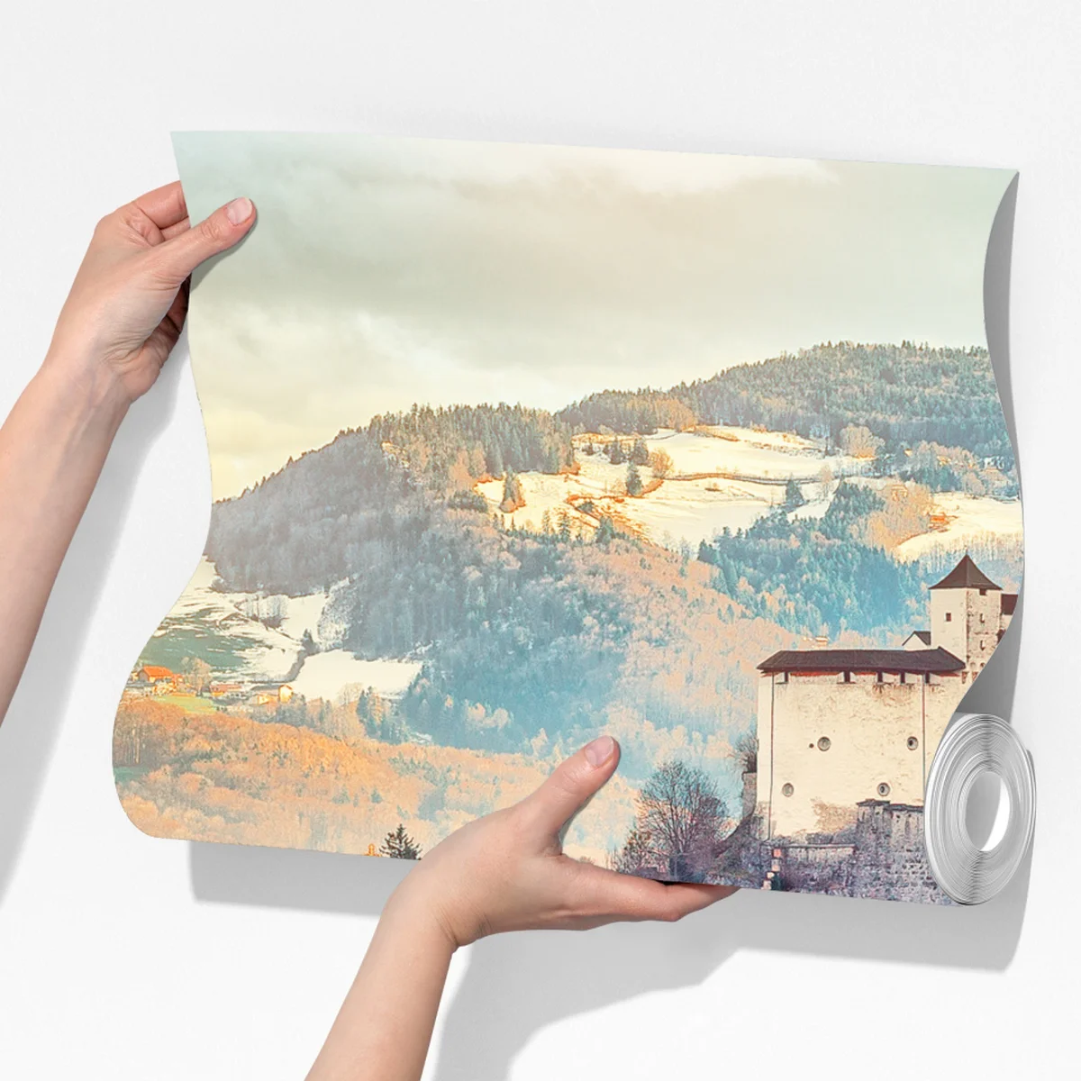 Fototapeta zachód słońca nad Salzburgiem Fototapeta zachód słońca nad Salzburgiem