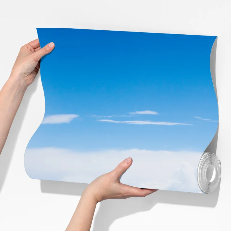 Fototapete ruhige wolkenlandschaft am blauen himmel Fototapete ruhige wolkenlandschaft am blauen himmel