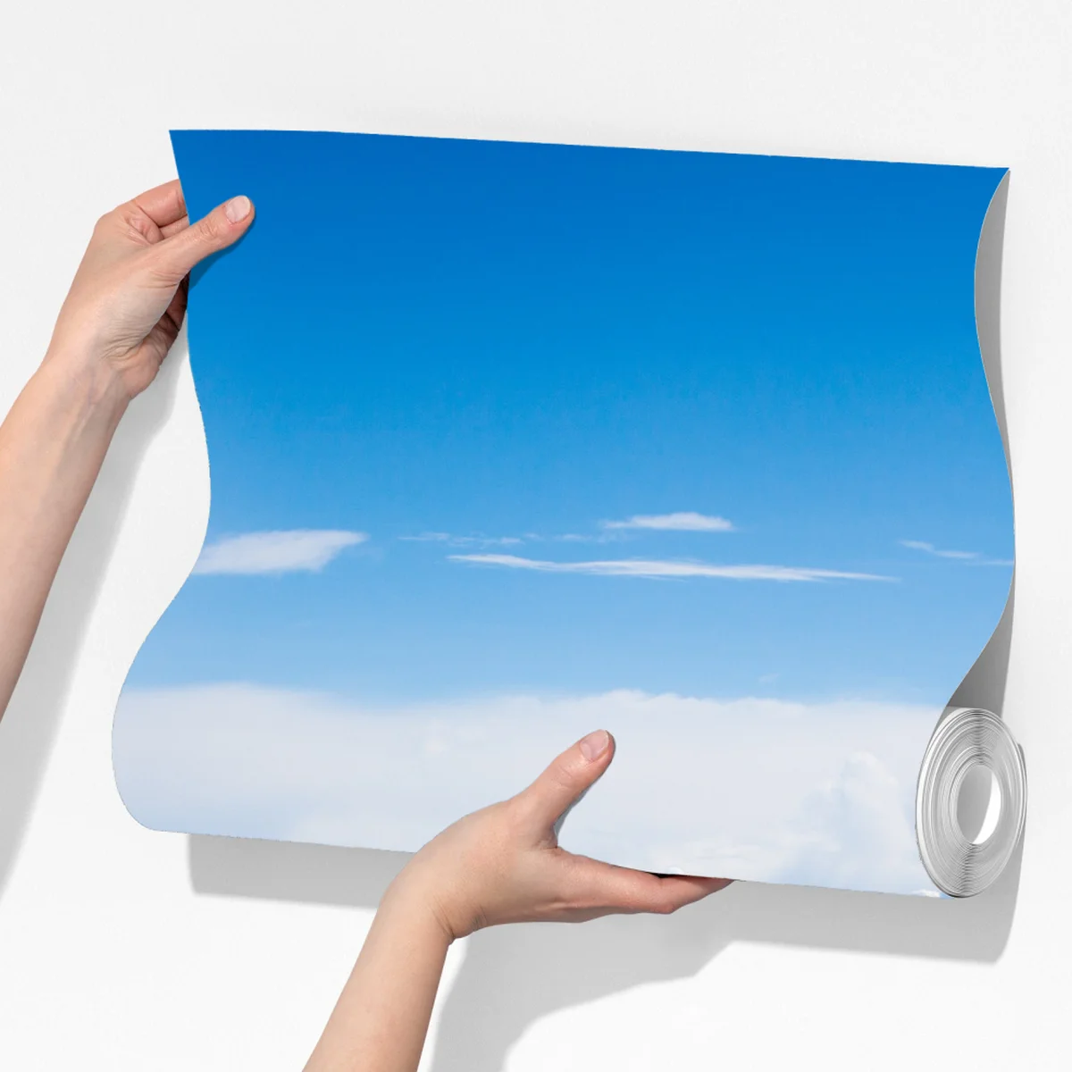 Fototapete ruhige wolkenlandschaft am blauen himmel Fototapete ruhige wolkenlandschaft am blauen himmel