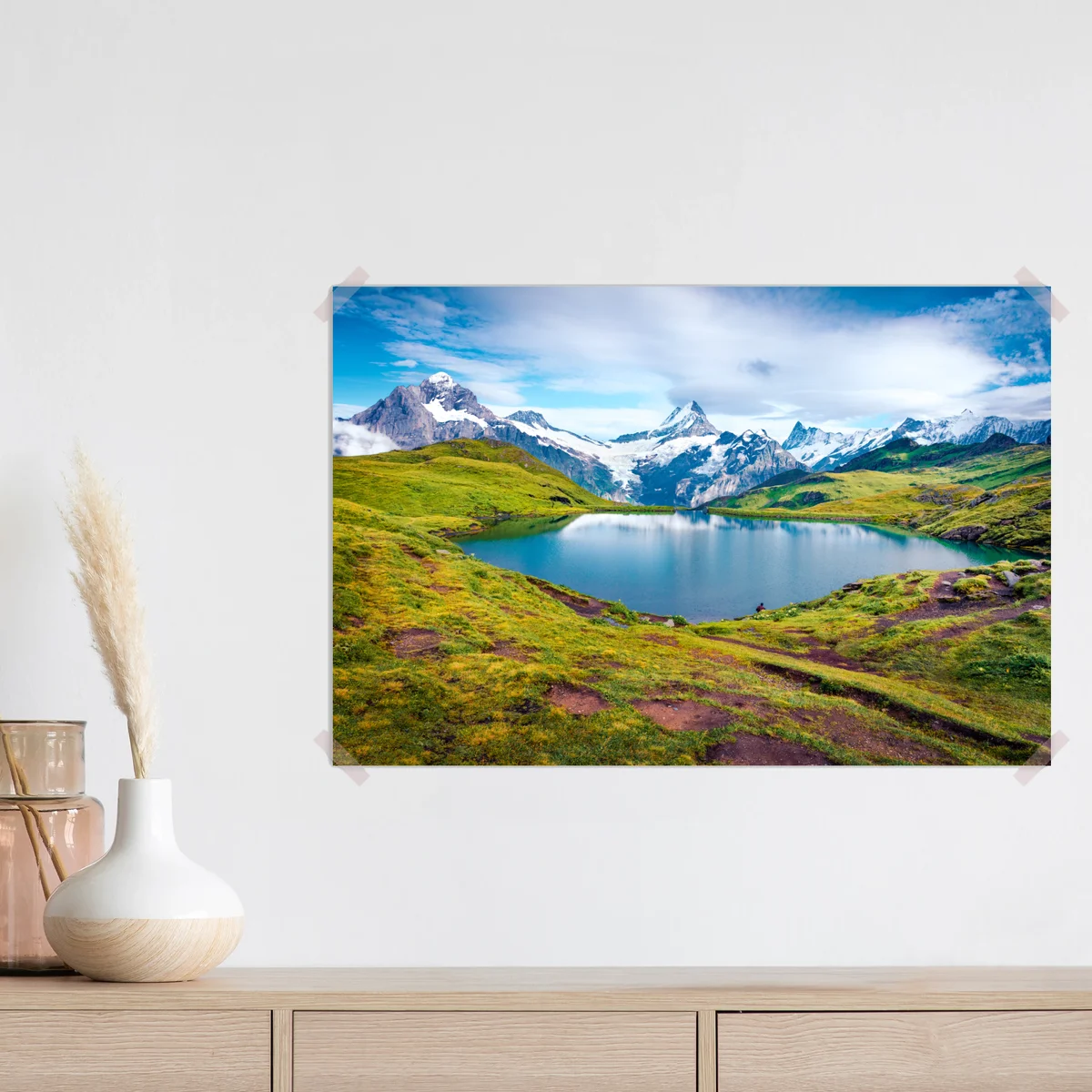 Poster ruhiger morgen am Bachalpsee, Schweiz Poster ruhiger morgen am Bachalpsee, Schweiz