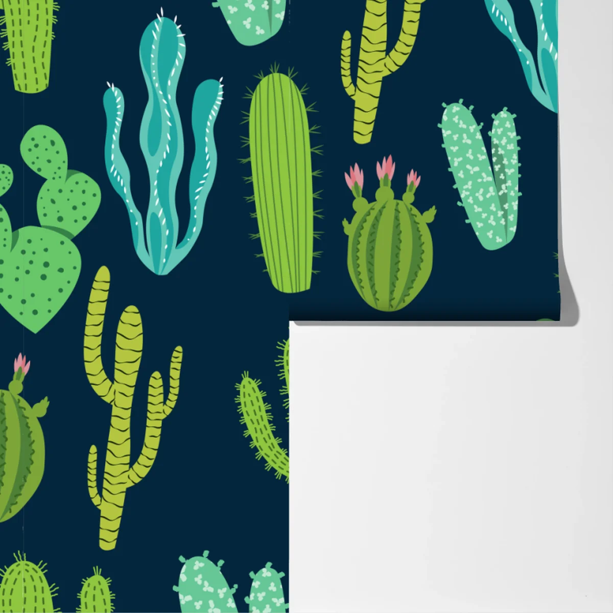 Fototapete kaktus- und sukkulentenmuster Fototapete kaktus- und sukkulentenmuster