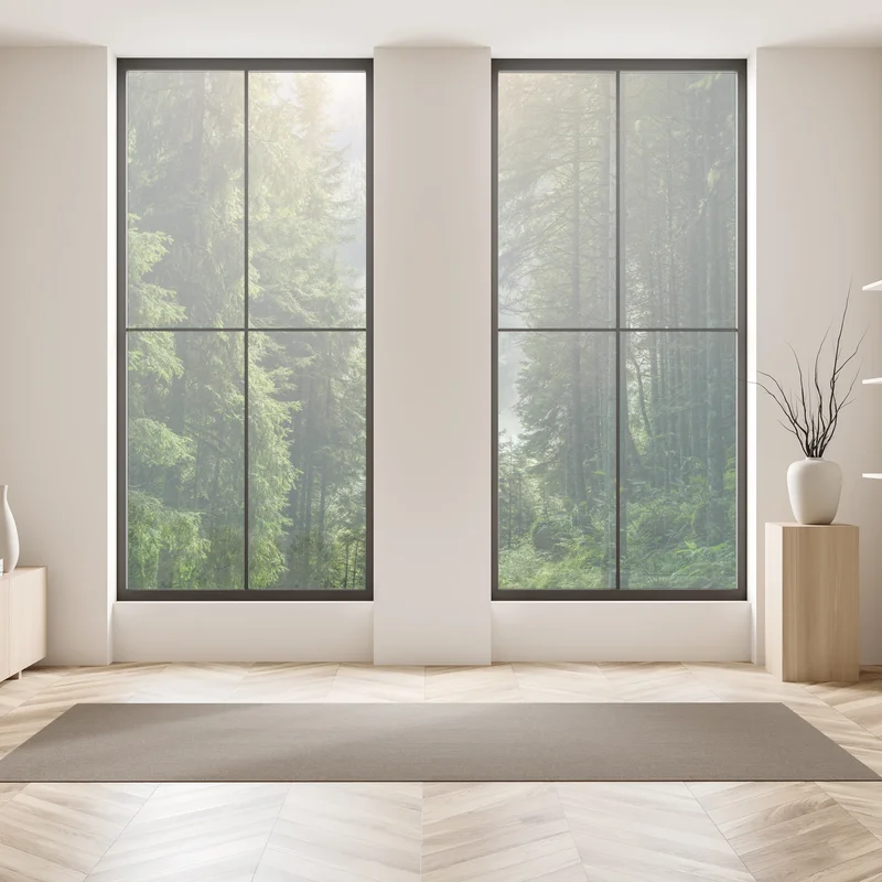 Fensteraufkleber Krimml wasserfall im üppigen alpinen wald