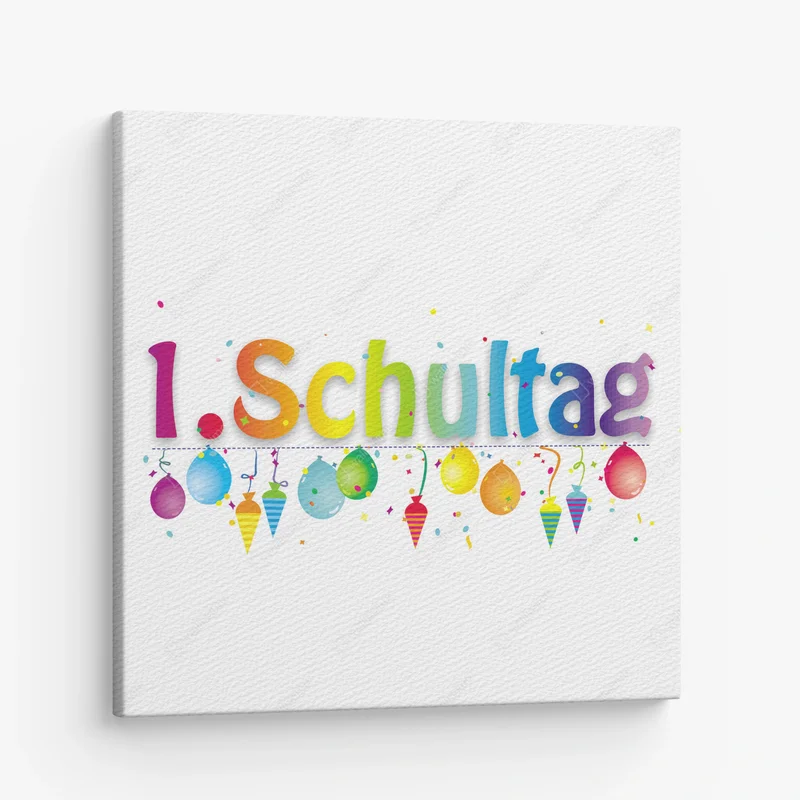 Leinwandbild Schulstart • Leinwandbilder bei Wallnifity® Leinwandbild Schulstart • Leinwandbilder bei Wallnifity®