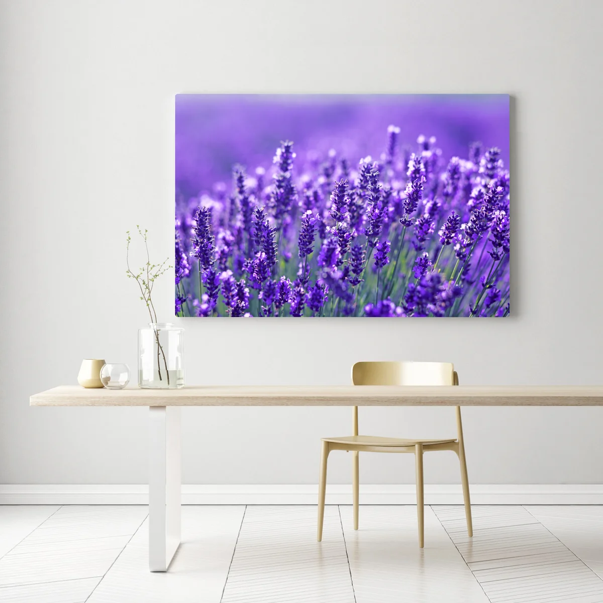 Leinwandbild lavendelfeld nahaufnahme Leinwandbild lavendelfeld nahaufnahme
