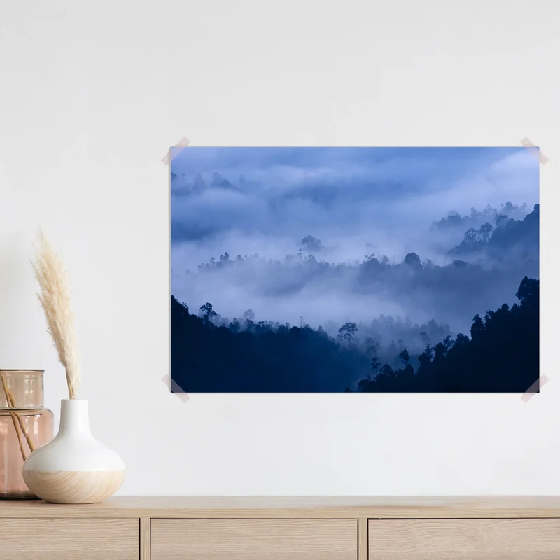 Poster Morgennebel. • Poster bei Wallnifity® Poster Morgennebel. • Poster bei Wallnifity®