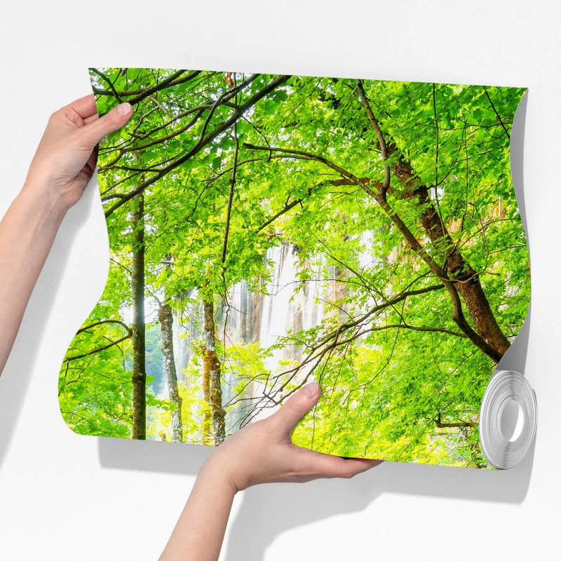 Fototapete holzsteg bei den Plitvicer Seen Fototapete holzsteg bei den Plitvicer Seen