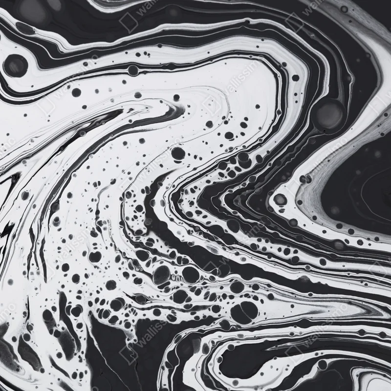 Leinwandbild schwarz-weißes marmormuster Leinwandbild schwarz-weißes marmormuster