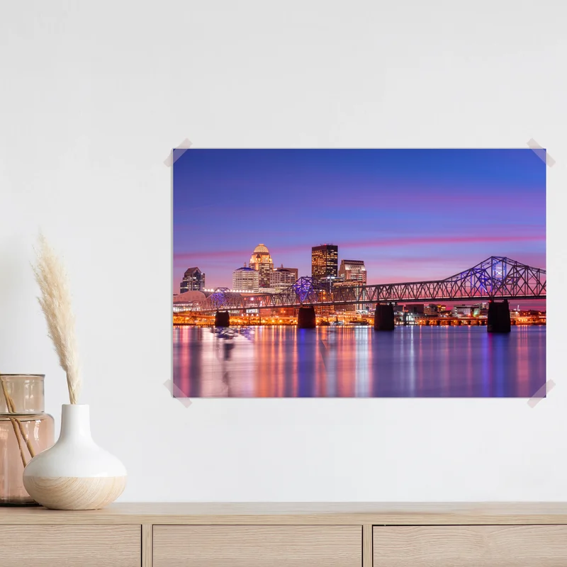 Poster Louisville skyline bei dämmerung Poster Louisville skyline bei dämmerung