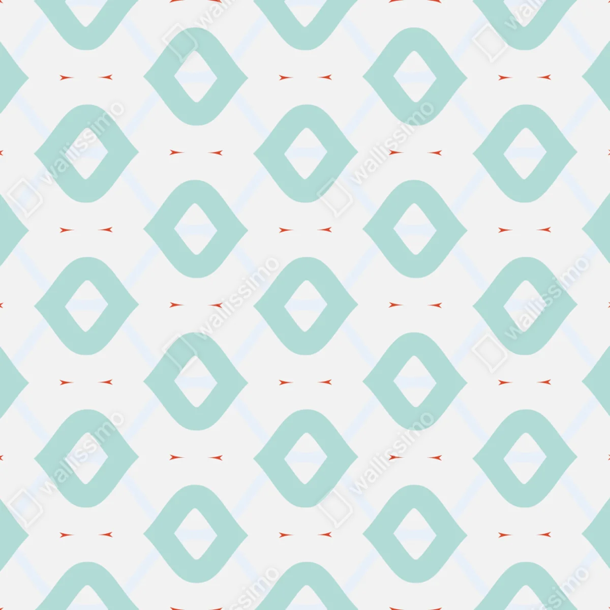 Leinwandbild türkis geometrisches rautenmuster • Leinwandbilder bei Wallnifity® Leinwandbild türkis geometrisches rautenmuster • Leinwandbilder bei Wallnifity®