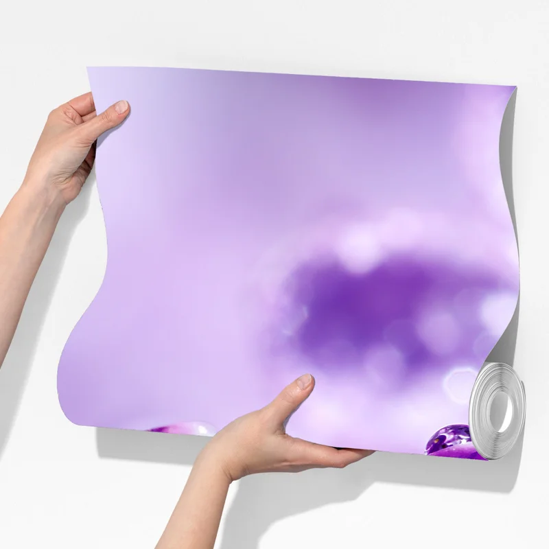 Fototapete lila fliederblüte mit tau Fototapete lila fliederblüte mit tau