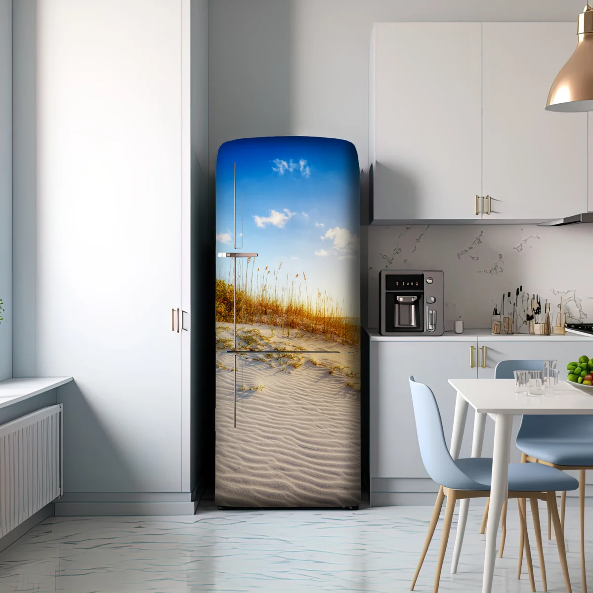 Kühlschrankaufkleber sonnenuntergang über sanddünen von Grace Bay Kühlschrankaufkleber sonnenuntergang über sanddünen von Grace Bay