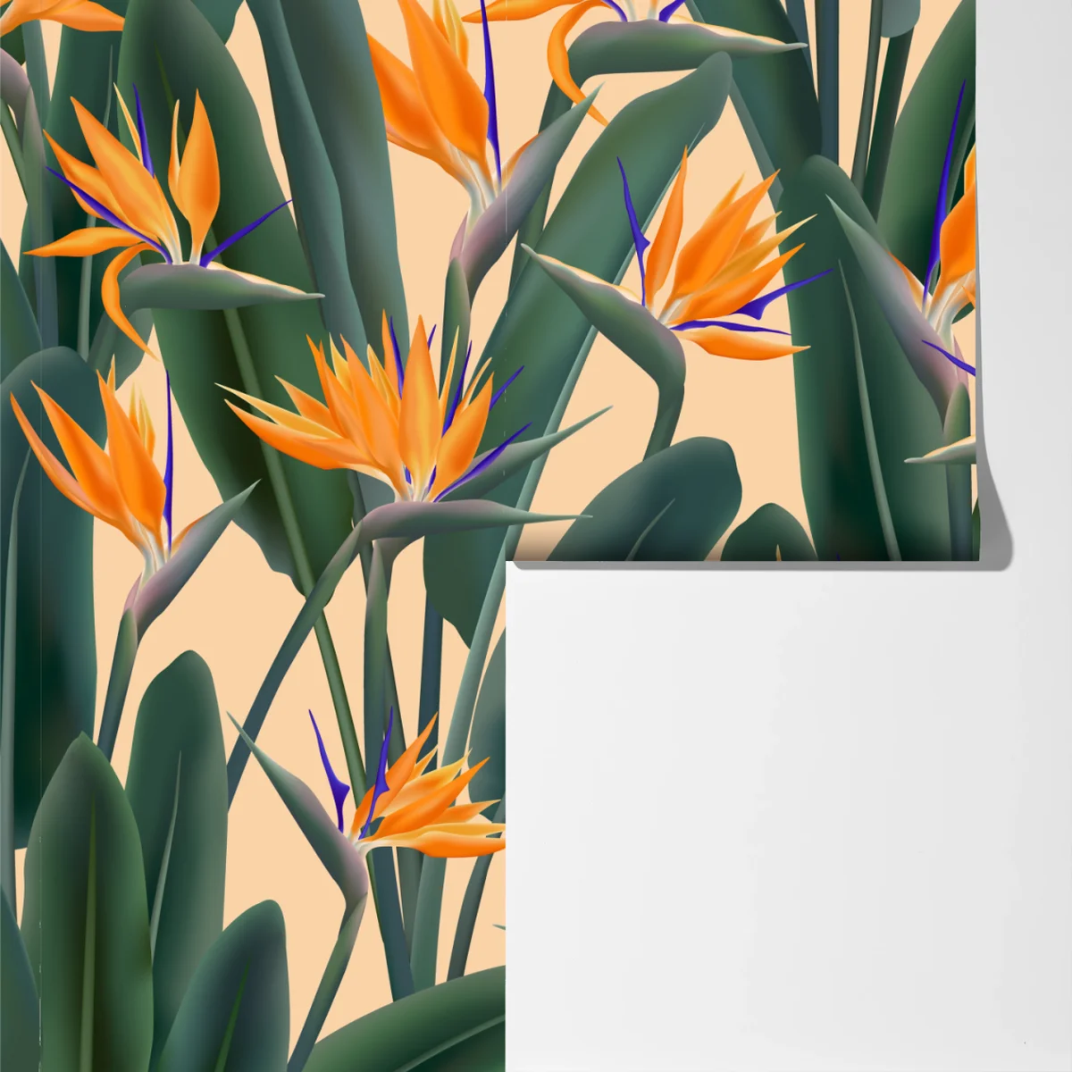 Fototapeta tropikalny wzór strelicji Fototapeta tropikalny wzór strelicji