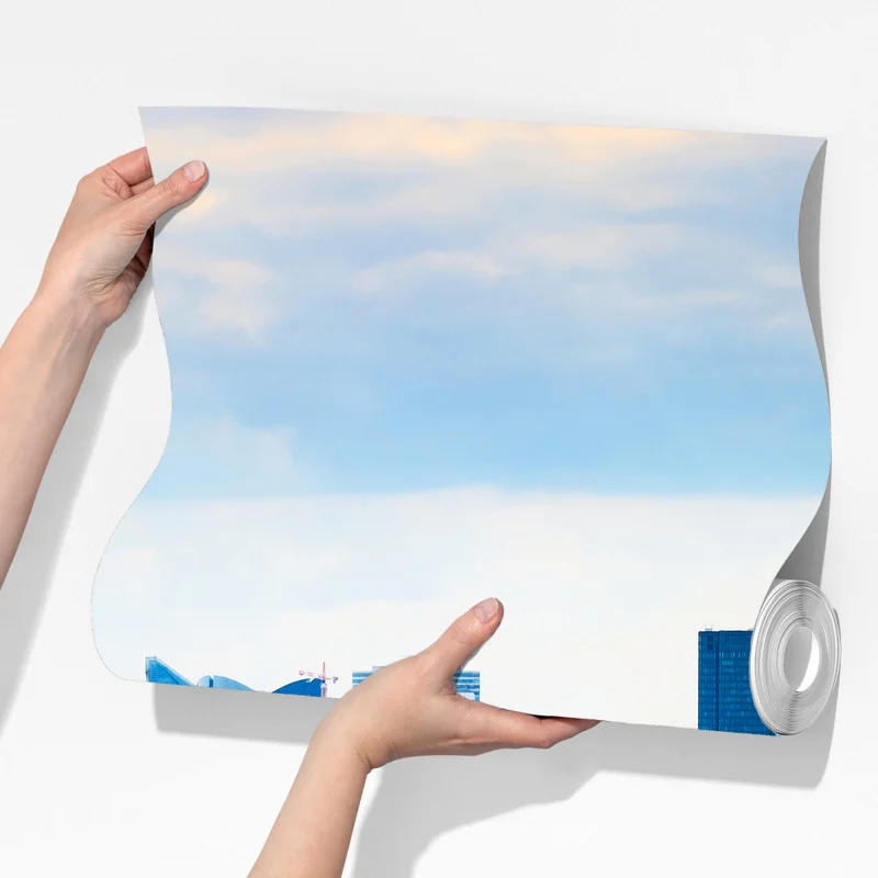 Fototapeta Paryż panorama miasta z aleją obsadzoną drzewami Fototapeta Paryż panorama miasta z aleją obsadzoną drzewami