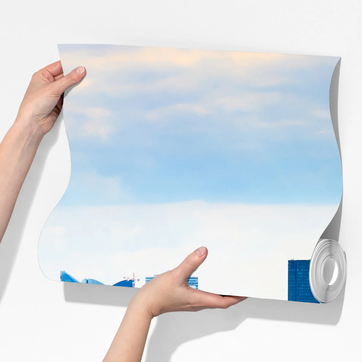 Fototapeta Paryż panorama miasta z aleją obsadzoną drzewami Fototapeta Paryż panorama miasta z aleją obsadzoną drzewami