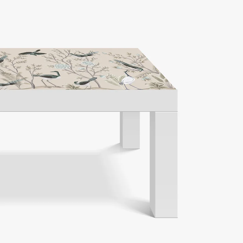 Tischaufkleber und Schreibtischaufkleber elegante vögel und blühende zweige Tischaufkleber und Schreibtischaufkleber elegante vögel und blühende zweige