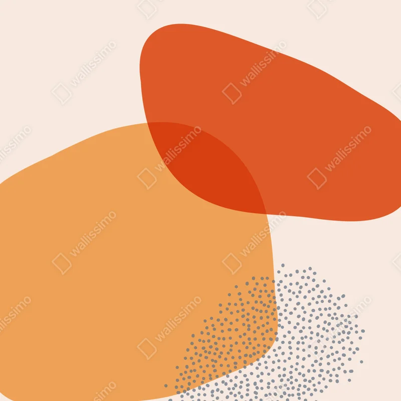 Leinwandbild warme abstrakte formen Leinwandbild warme abstrakte formen