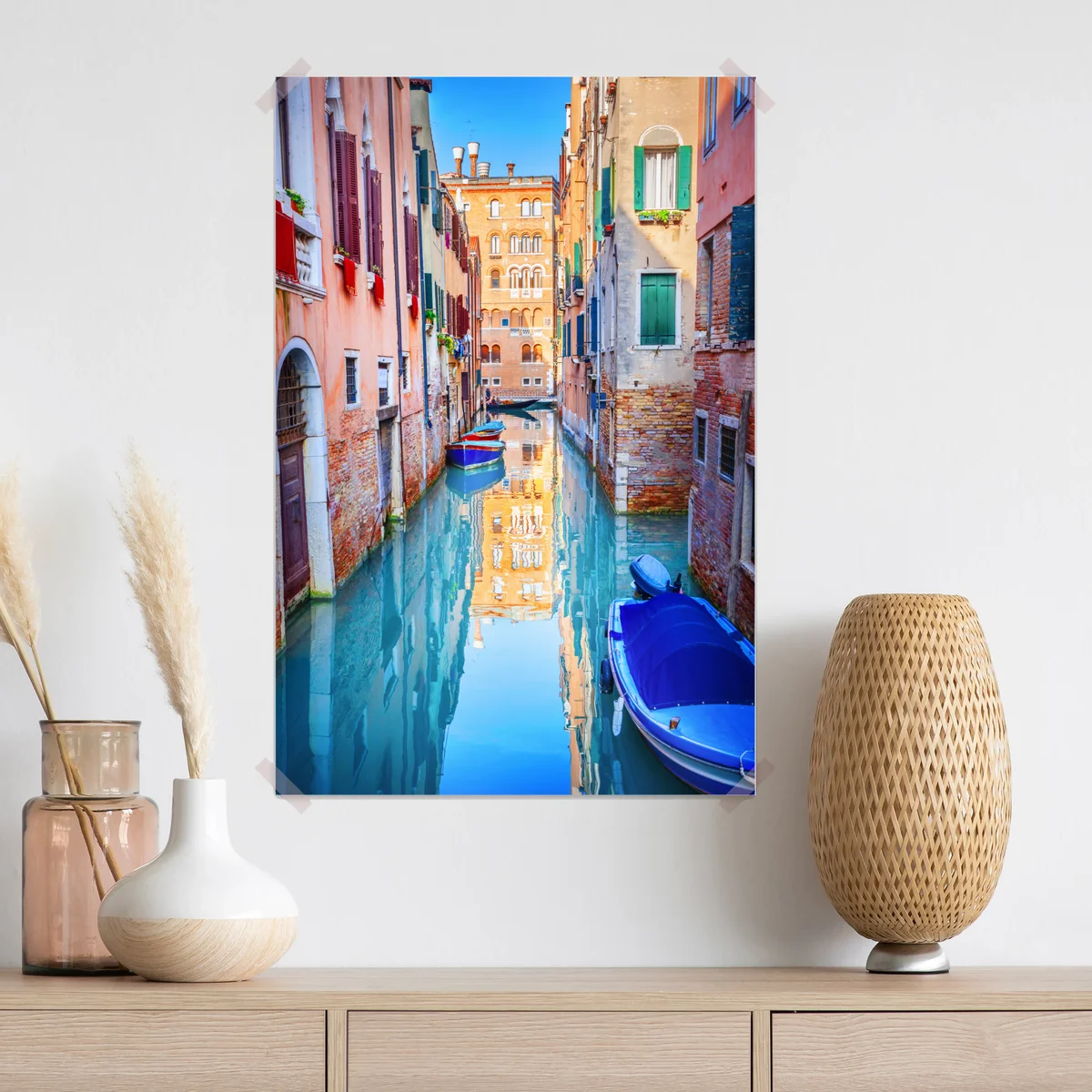 Poster Venedig kanal und spiegelungen Poster Venedig kanal und spiegelungen