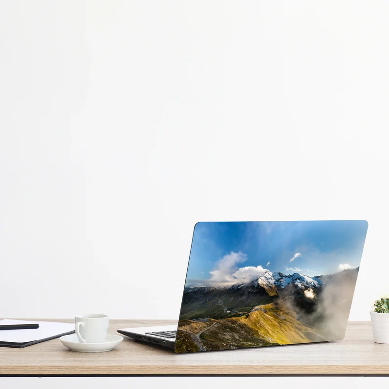 Laptop-Aufkleber Grossglockner panoramastraße in den Alpen