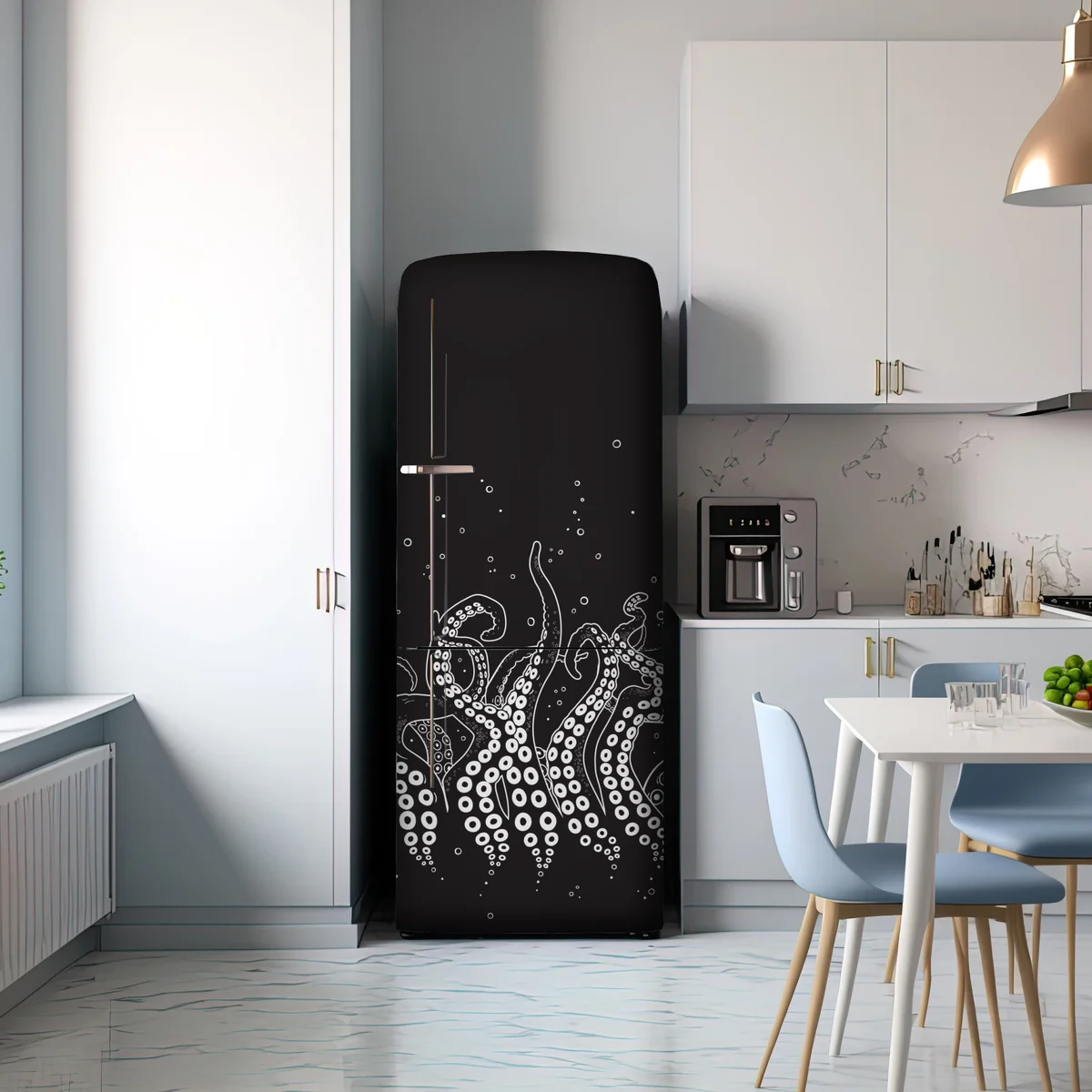Kühlschrankaufkleber oktopus tentakel muster Kühlschrankaufkleber oktopus tentakel muster