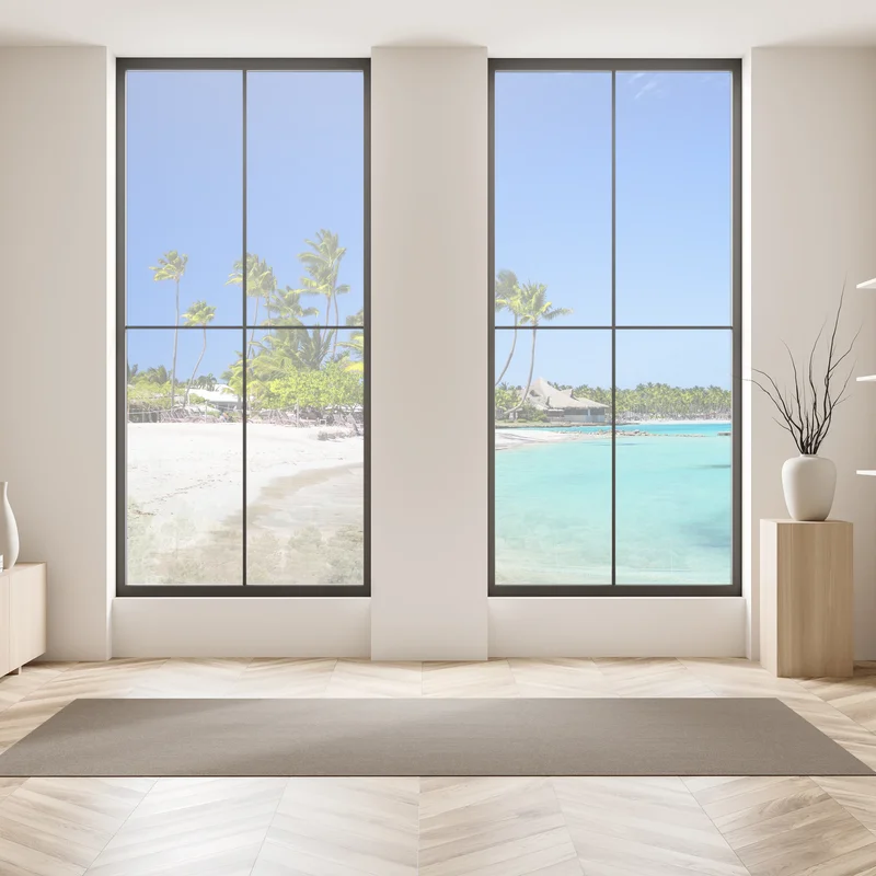 Fensteraufkleber tropischer strand in Cap Cana Fensteraufkleber tropischer strand in Cap Cana