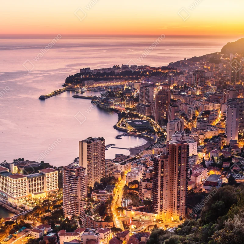 Naklejka na laptopa zachód słońca nad miejskim wybrzeżem Naklejka na laptopa zachód słońca nad miejskim wybrzeżem