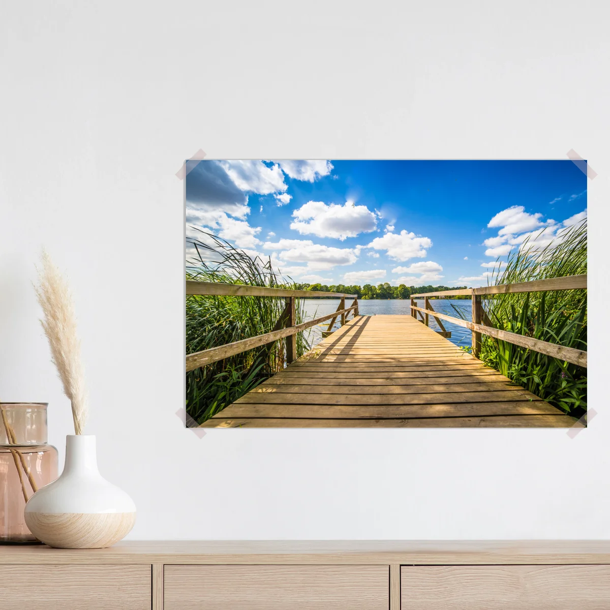 Poster sonniger steg am see Poster sonniger steg am see