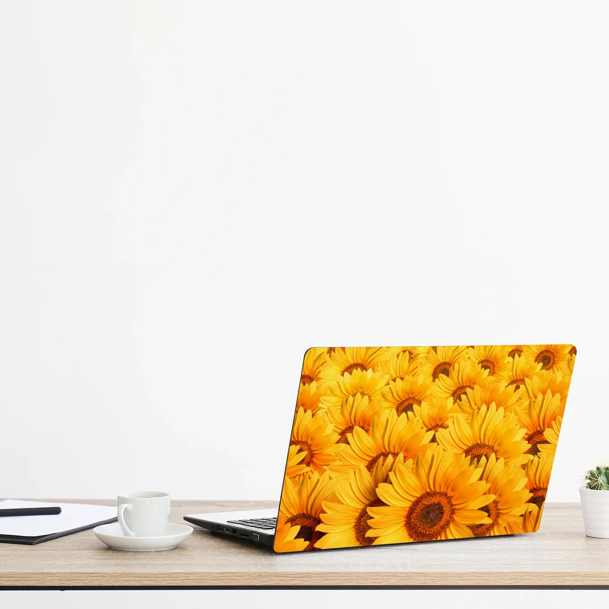 Laptop-Aufkleber goldenes sonnenblumenfeld Laptop-Aufkleber goldenes sonnenblumenfeld