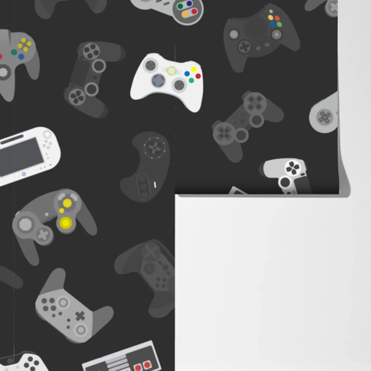 Fototapete retro controller muster Fototapete retro controller muster