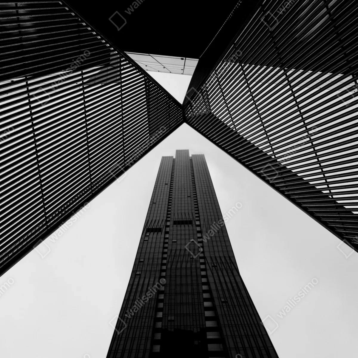 Naklejka na laptopa Melbourne architektura czarno-biała Naklejka na laptopa Melbourne architektura czarno-biała