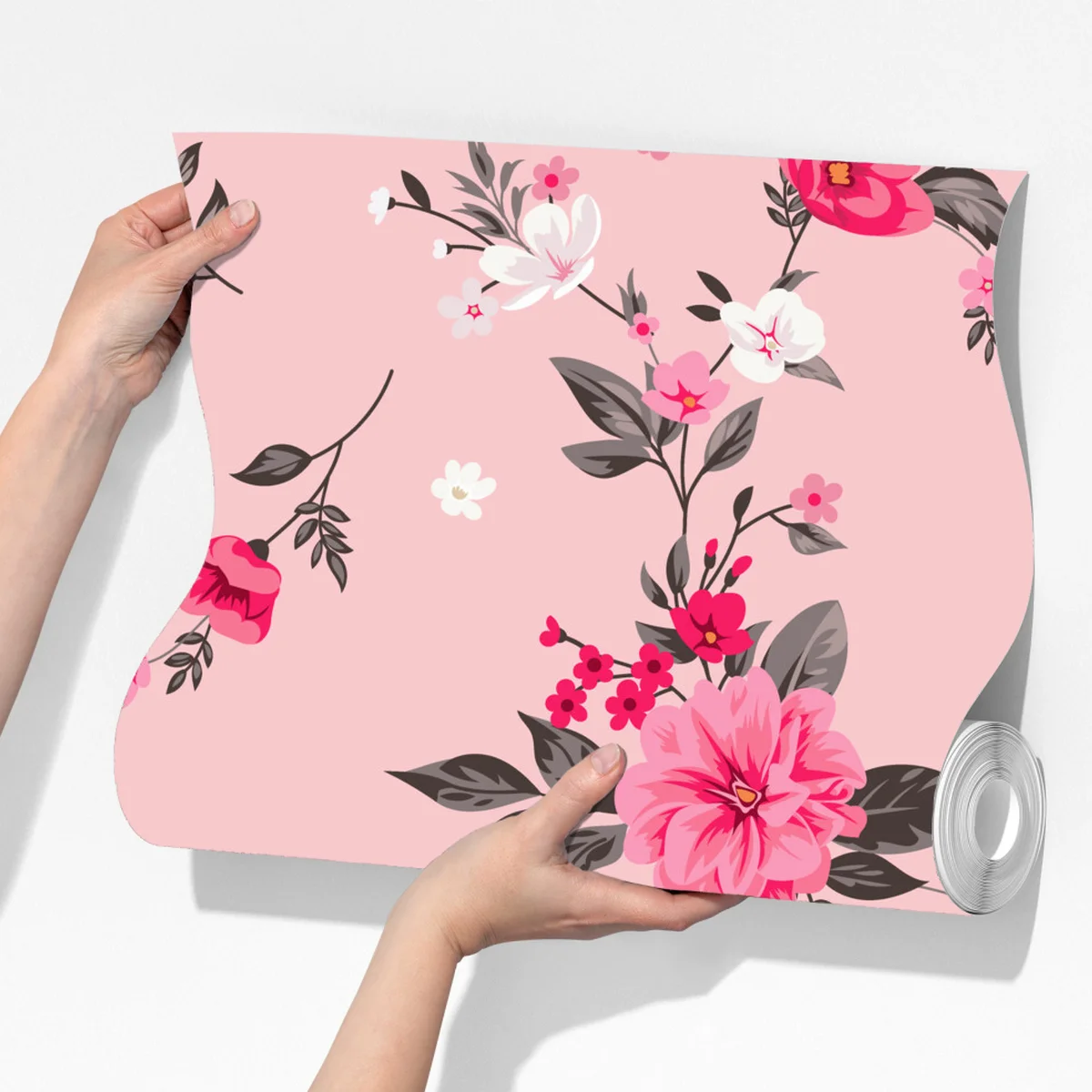 Fototapete zartes rosa blumenmuster Fototapete zartes rosa blumenmuster