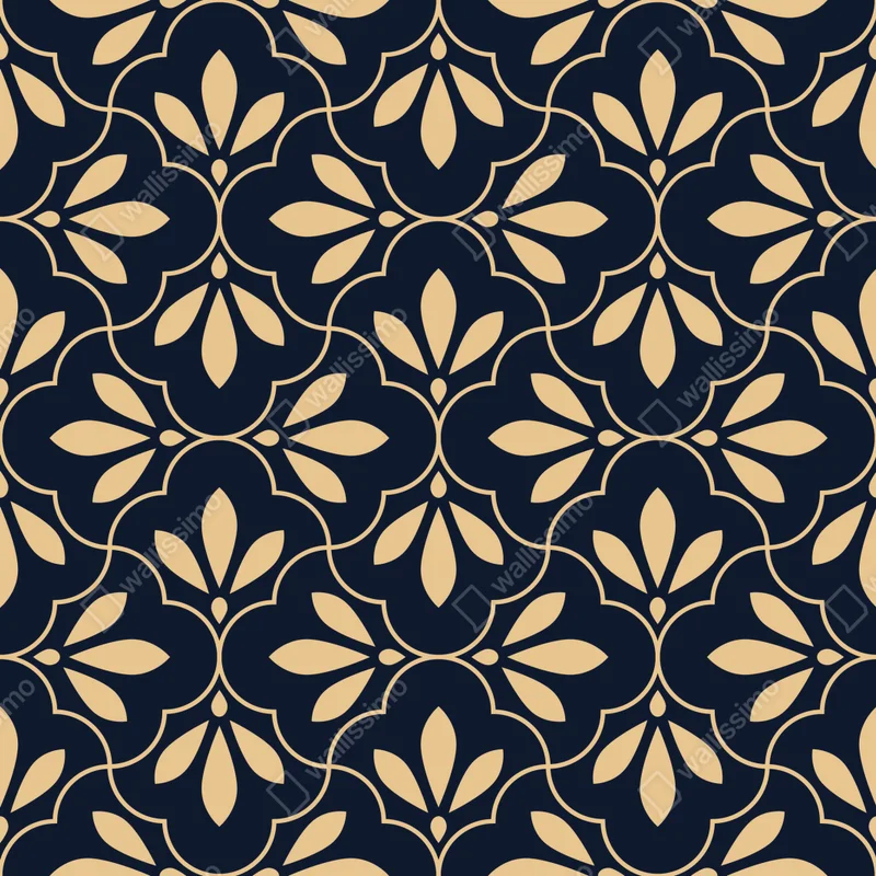 Tischaufkleber und Schreibtischaufkleber marineblau-beige ornament Tischaufkleber und Schreibtischaufkleber marineblau-beige ornament