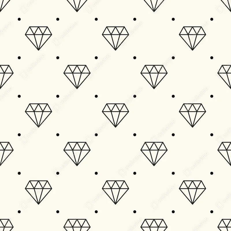 Türaufkleber minimalistisches diamantenmuster mit punkten Türaufkleber minimalistisches diamantenmuster mit punkten