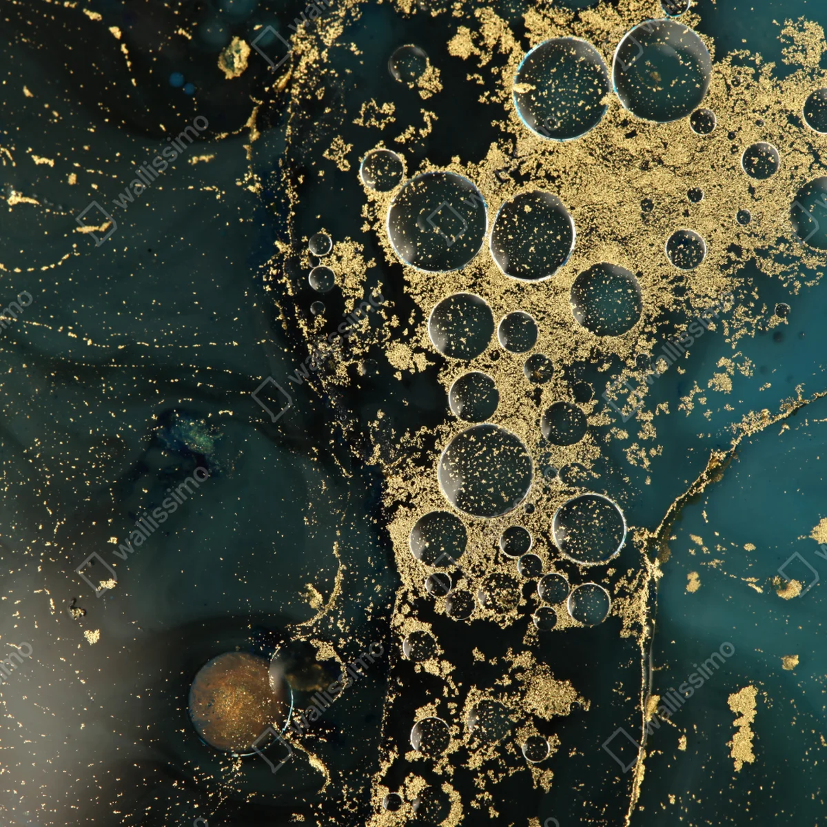 Fensteraufkleber türkis-gold abstrakte marmorierte textur Fensteraufkleber türkis-gold abstrakte marmorierte textur