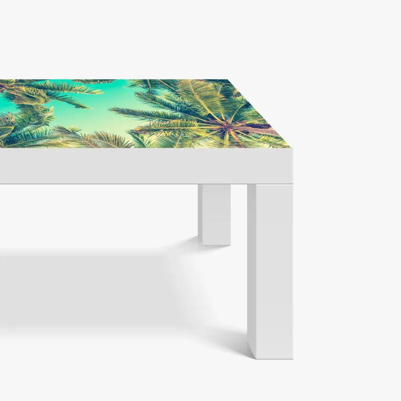 Tischaufkleber und Schreibtischaufkleber vintage türkis palmenhimmel Tischaufkleber und Schreibtischaufkleber vintage türkis palmenhimmel