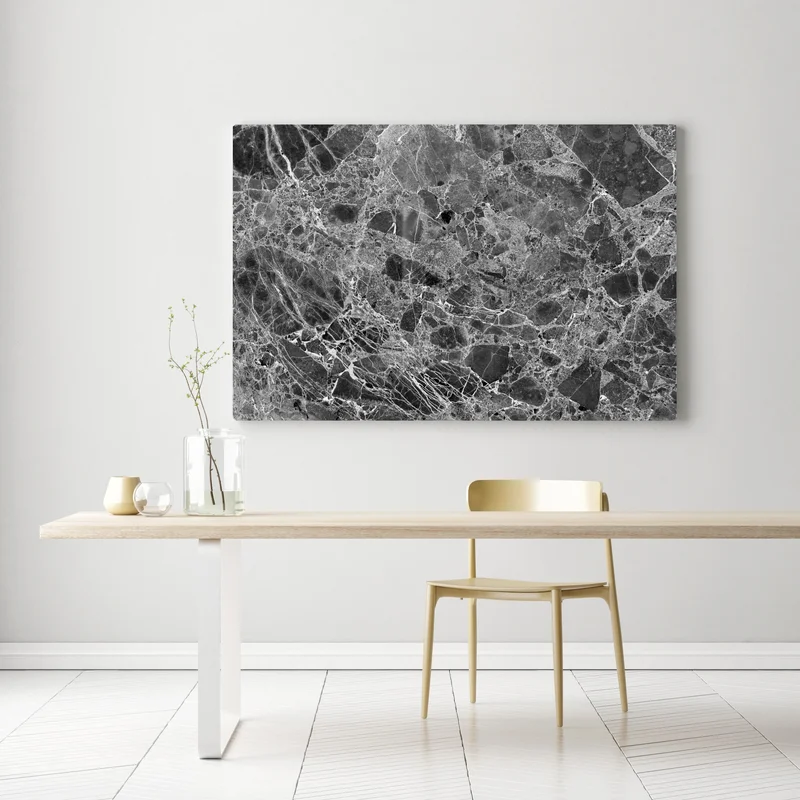Leinwandbild monochrome marmortextur Leinwandbild monochrome marmortextur