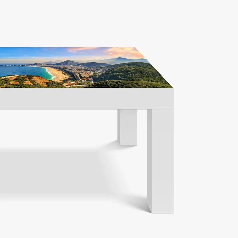 Tischaufkleber und Schreibtischaufkleber Copacabana und Ipanema luftaufnahme panorama Tischaufkleber und Schreibtischaufkleber Copacabana und Ipanema luftaufnahme panorama
