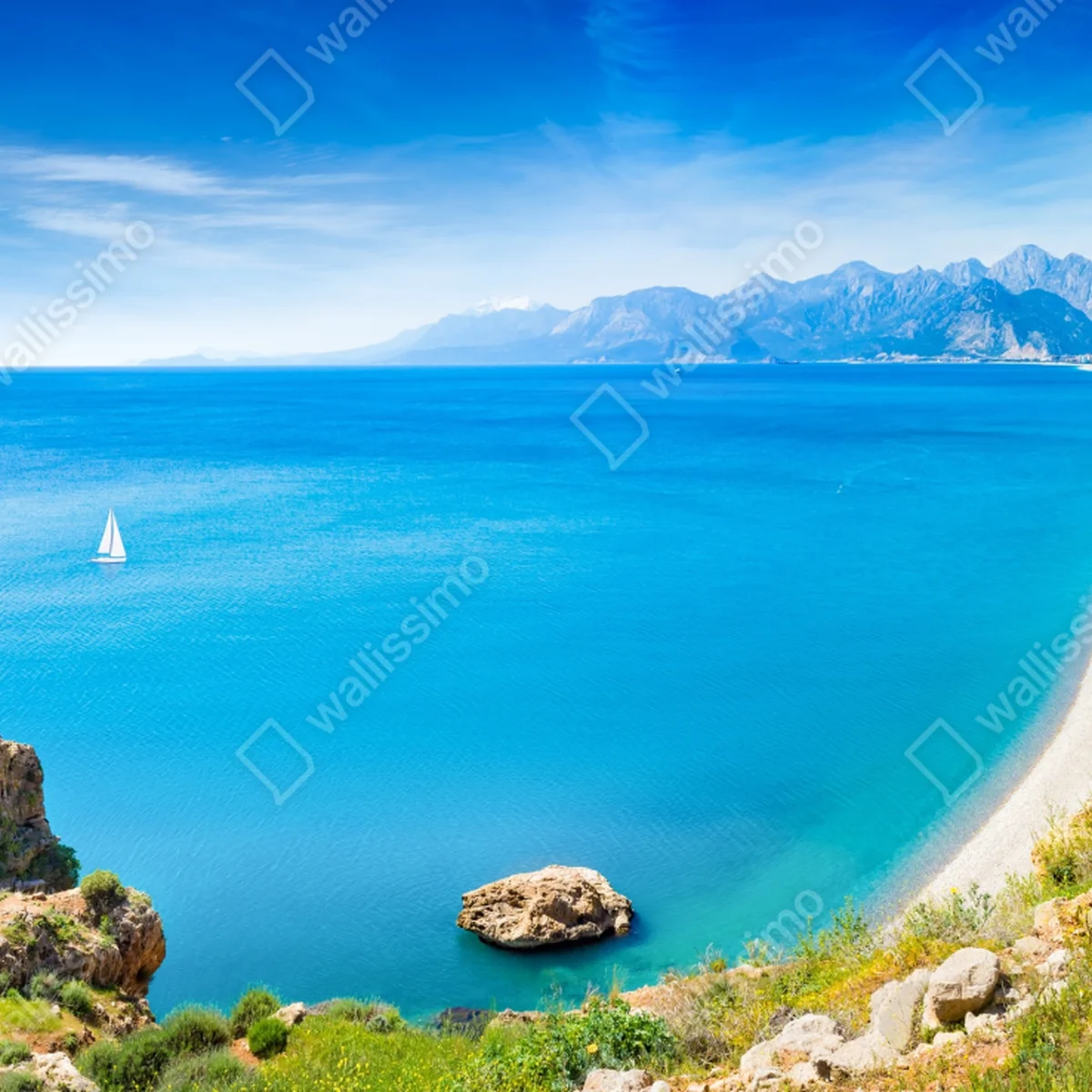 Repositionierbarer Aufkleber panoramastrand Konyaalti in Antalya • Repositionierbare Aufkleber bei Wallnifity® Repositionierbarer Aufkleber panoramastrand Konyaalti in Antalya • Repositionierbare Aufkleber bei Wallnifity®