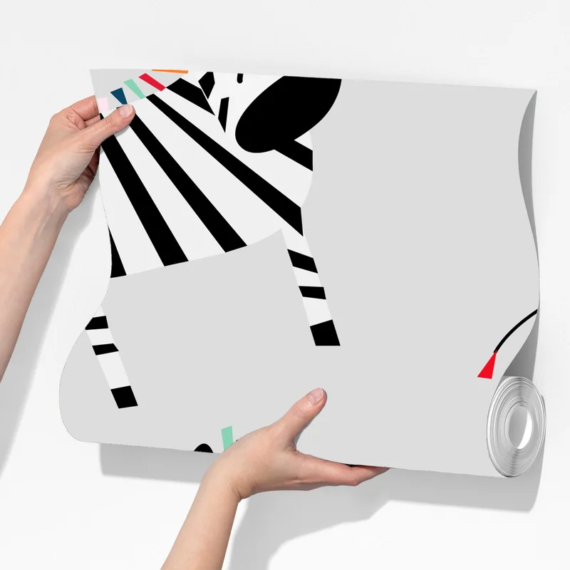 Fototapete verspieltes zebramuster mit streifen Fototapete verspieltes zebramuster mit streifen