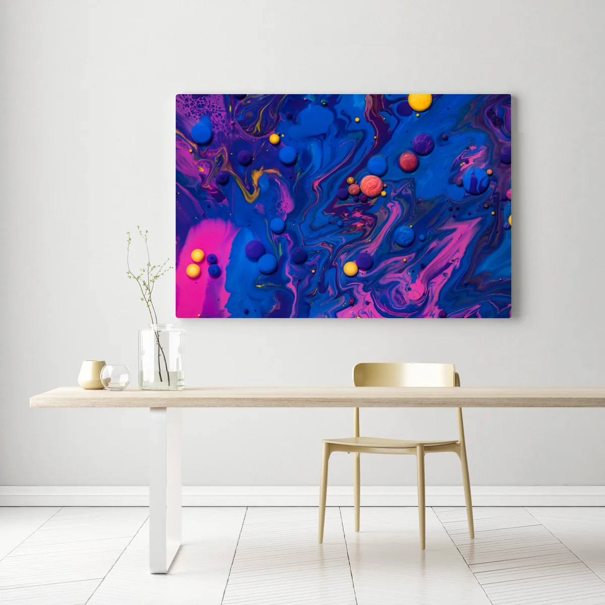 Leinwandbild lebendige kosmische farbwirbel Leinwandbild lebendige kosmische farbwirbel