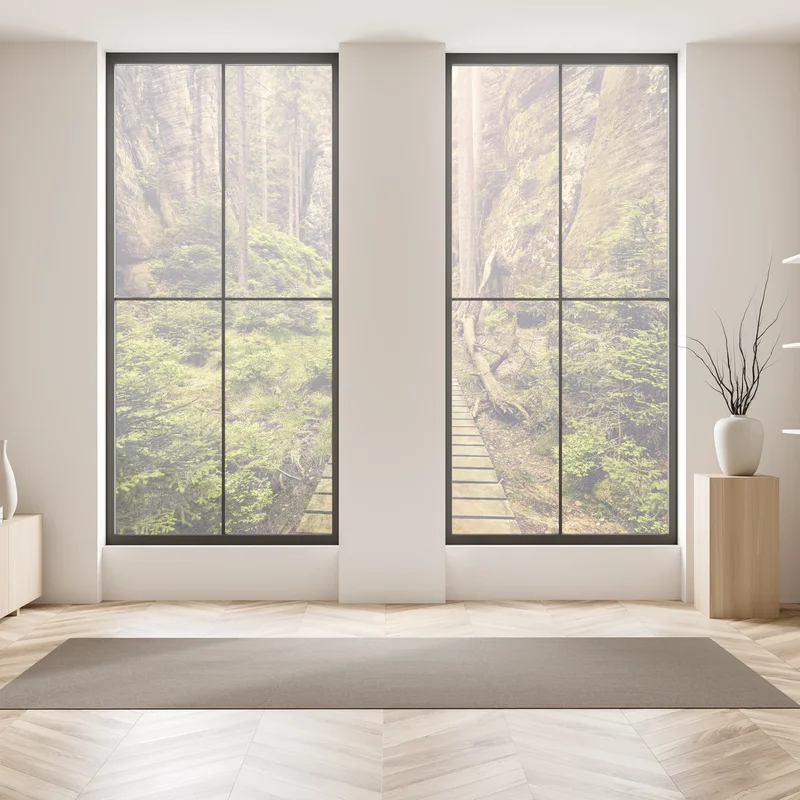 Fensteraufkleber sonniger holzsteg in Adrspach Teplice