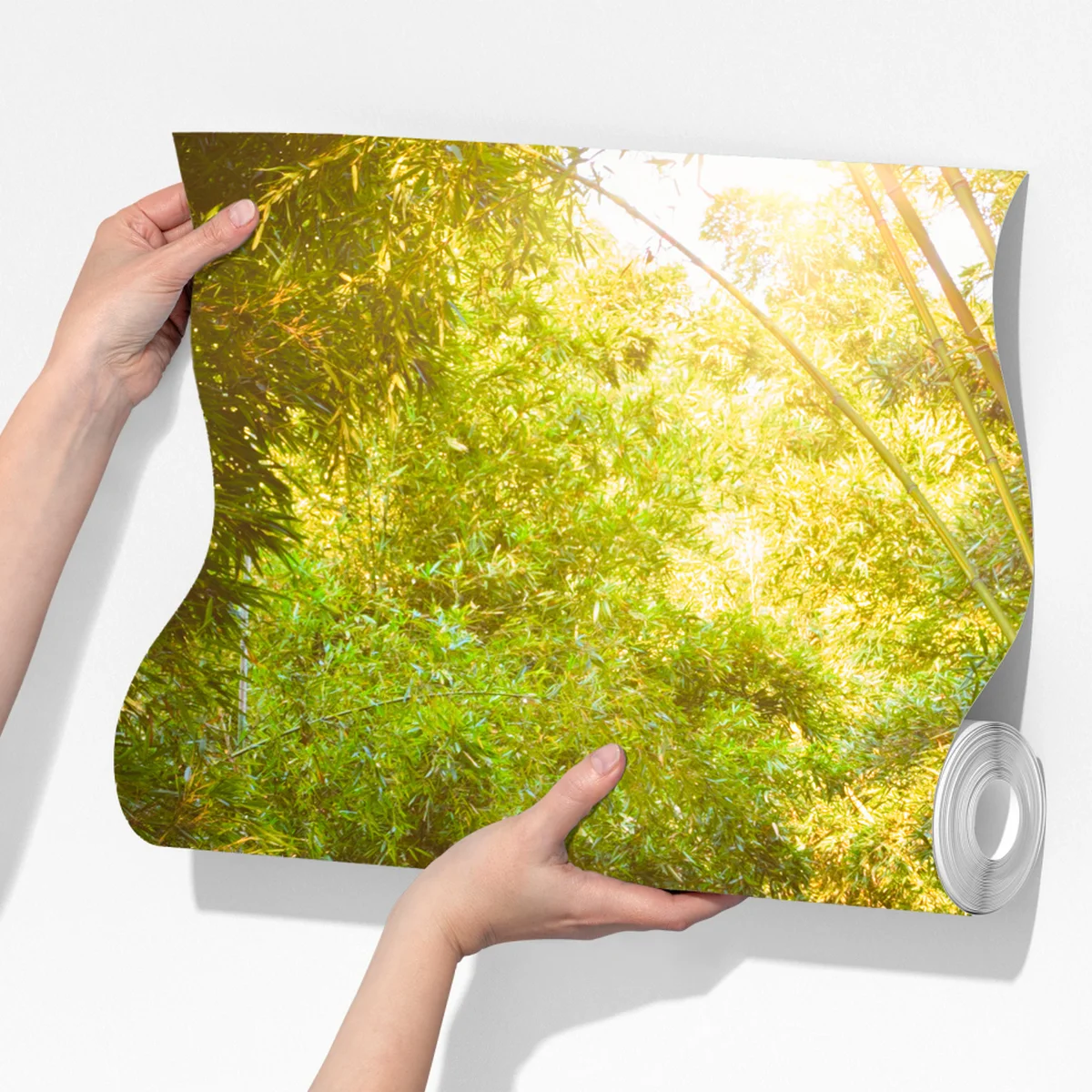 Fototapeta spokojna ścieżka w bambusowym lesie Fototapeta spokojna ścieżka w bambusowym lesie