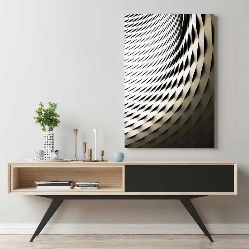 Leinwandbild modernes geometrisches architekturmuster Leinwandbild modernes geometrisches architekturmuster