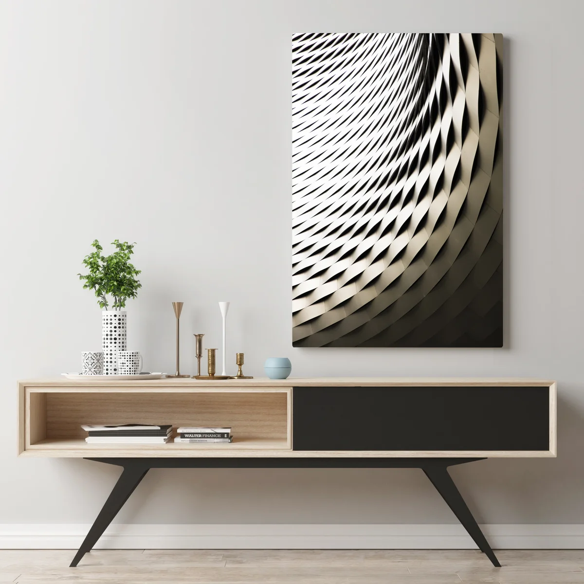 Leinwandbild modernes geometrisches architekturmuster Leinwandbild modernes geometrisches architekturmuster