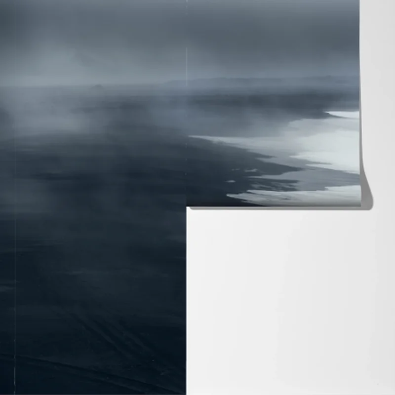 Fototapete stürmische küste von Island panorama Fototapete stürmische küste von Island panorama