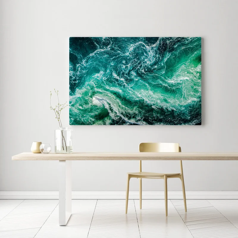 Leinwandbild maelstrom bei Saltstraumen, Norwegen Leinwandbild maelstrom bei Saltstraumen, Norwegen