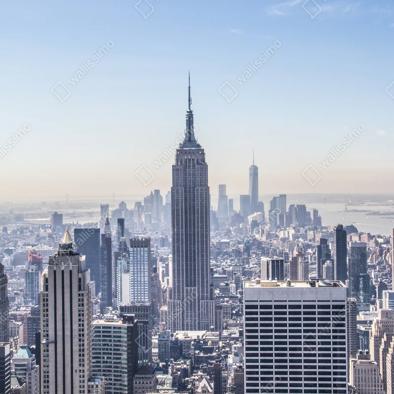 Poster New York skyline mit Empire State Building Poster New York skyline mit Empire State Building