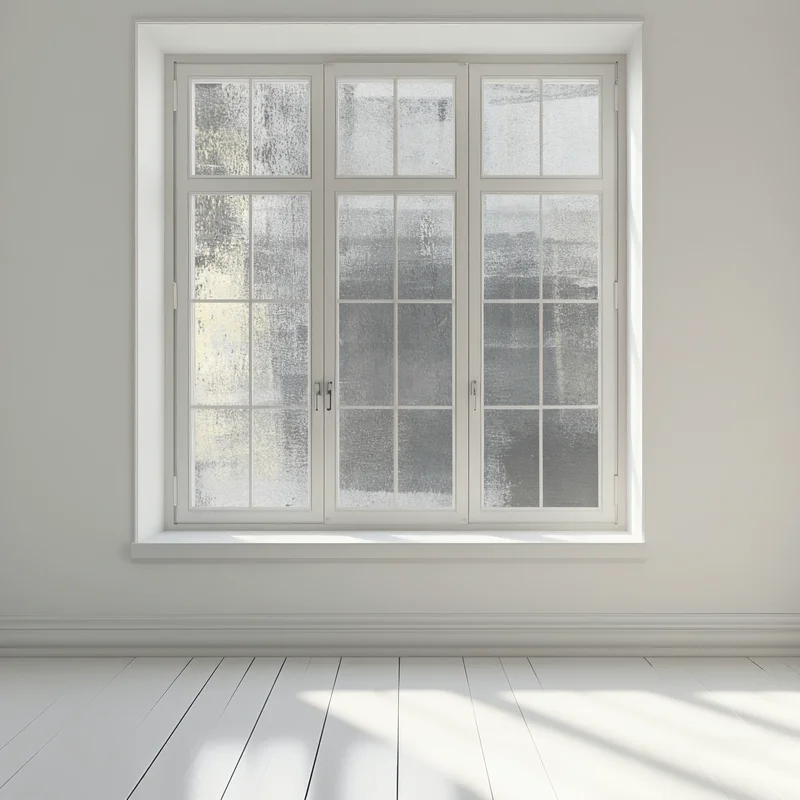 Fensteraufkleber subtile monochrome textur