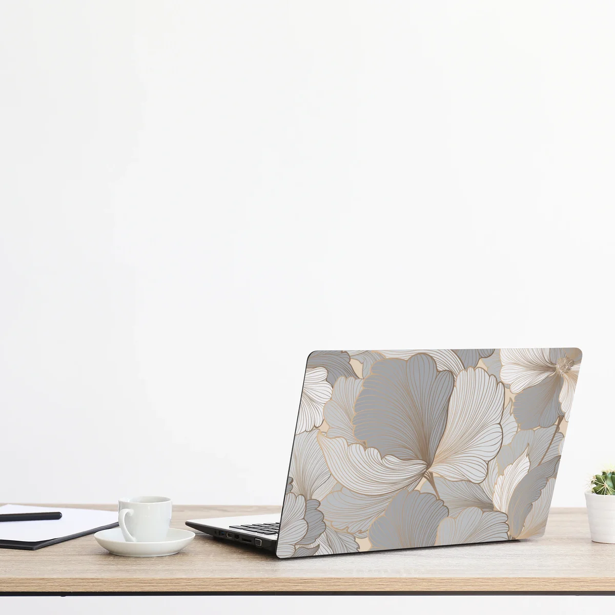 Laptop-Aufkleber zartes pastell blumenmuster Laptop-Aufkleber zartes pastell blumenmuster