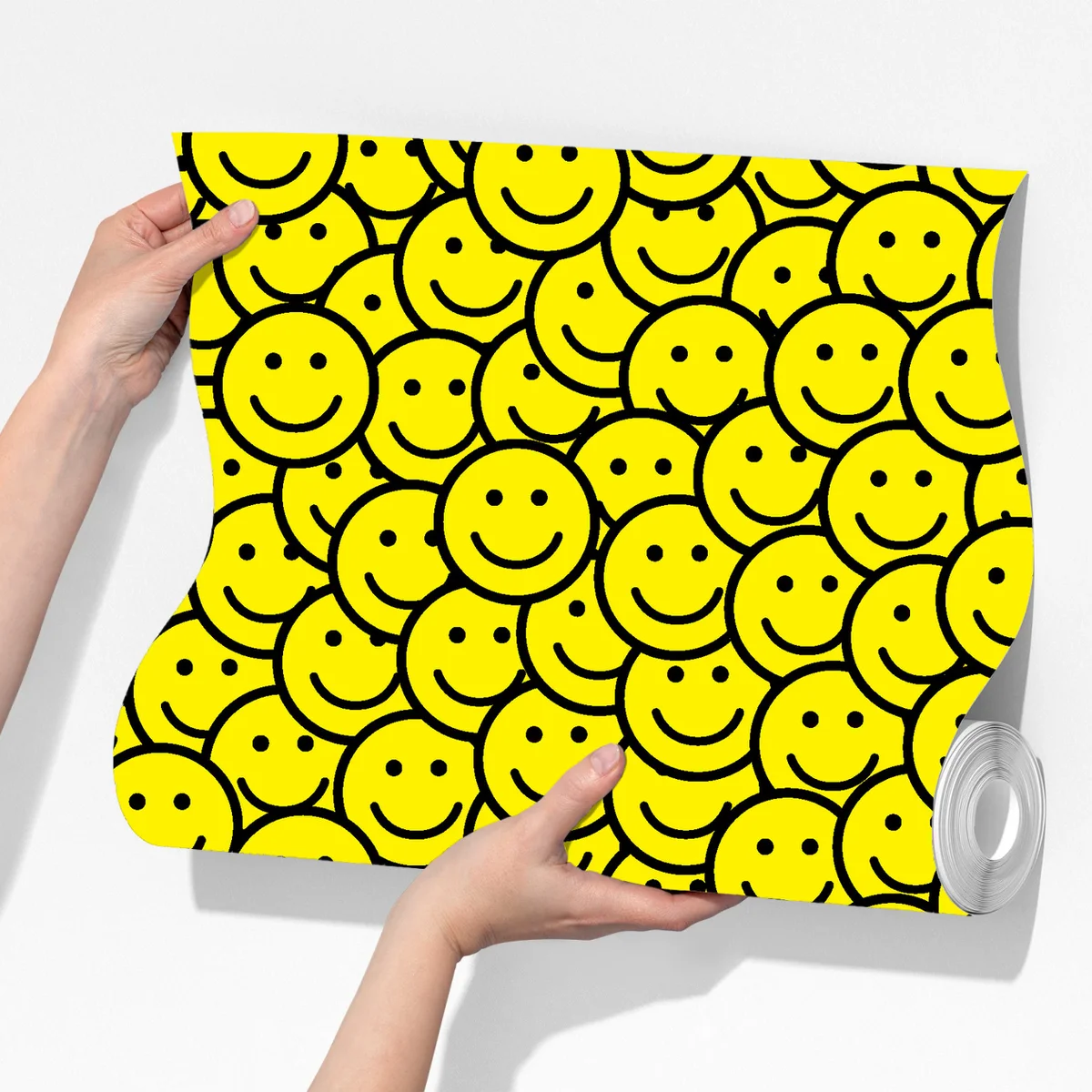 Fototapeta wzór z uśmiechniętymi buźkami Fototapeta wzór z uśmiechniętymi buźkami